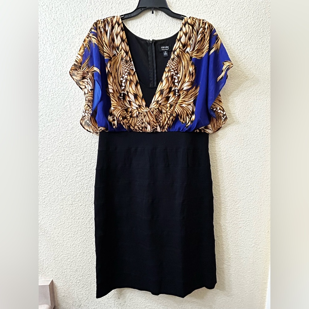 Nicole Miller dress.